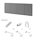 wall control metal pegboard
